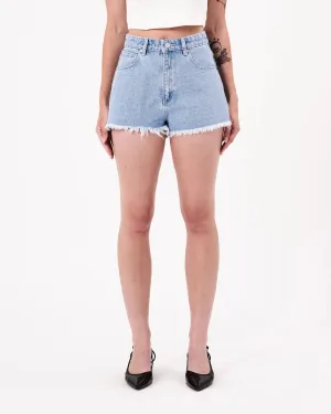 ABRAND -  A High Relaxed Short Kendall - LIGHT VINTAGE BLUE