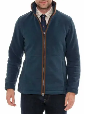 ALAN PAINE Aylsham Mens Fleece Jacket - Blue Steel