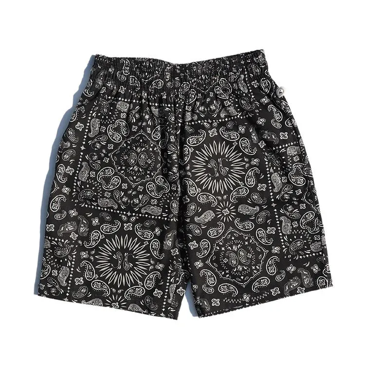 Cookman Chef Shorts Paisley/Black