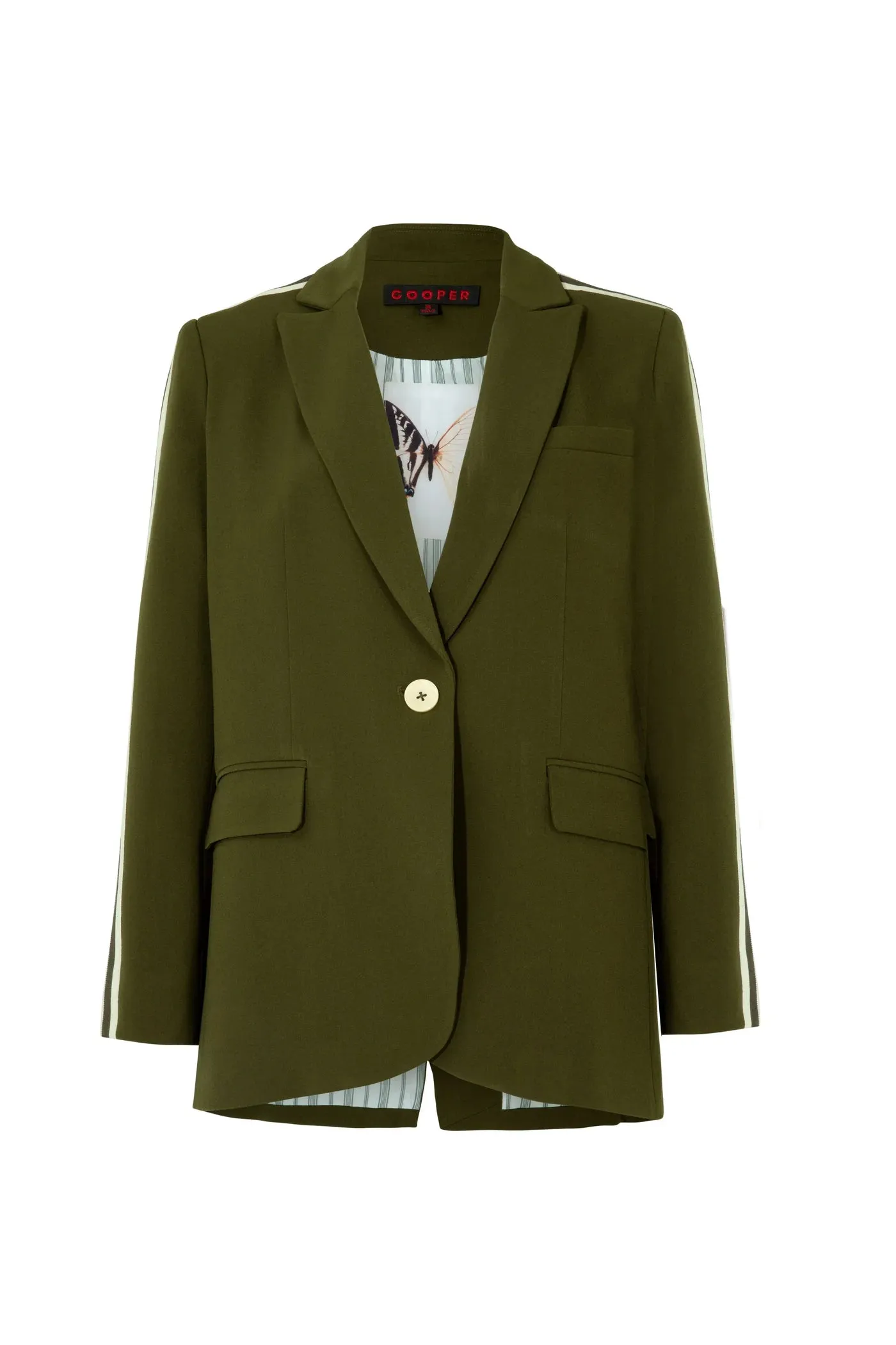 COOPER by Trelise - Blazers Edge Jacket Olive