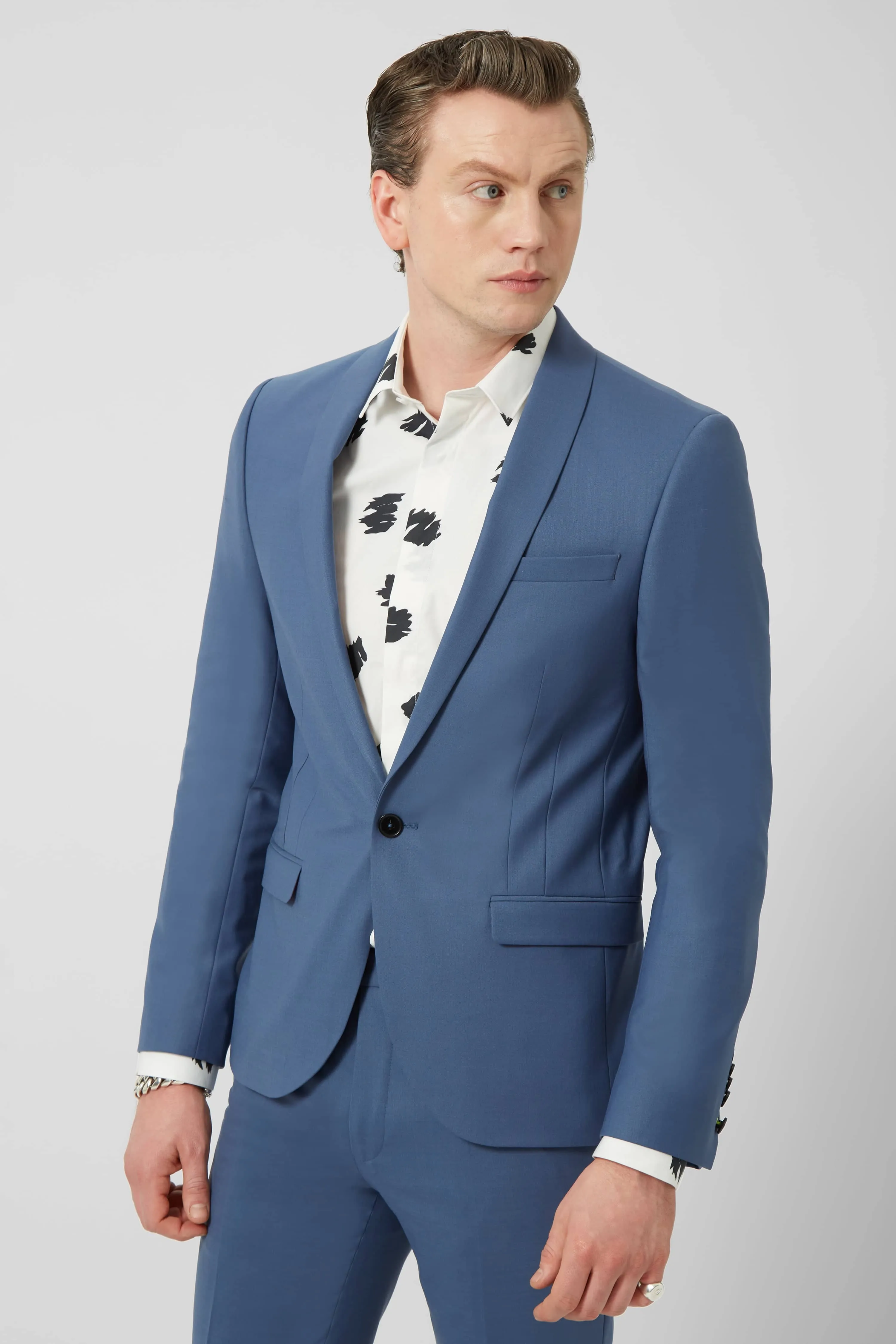 Ellroy Skinny Fit Indigo Blue Jacket - ARCHIVE