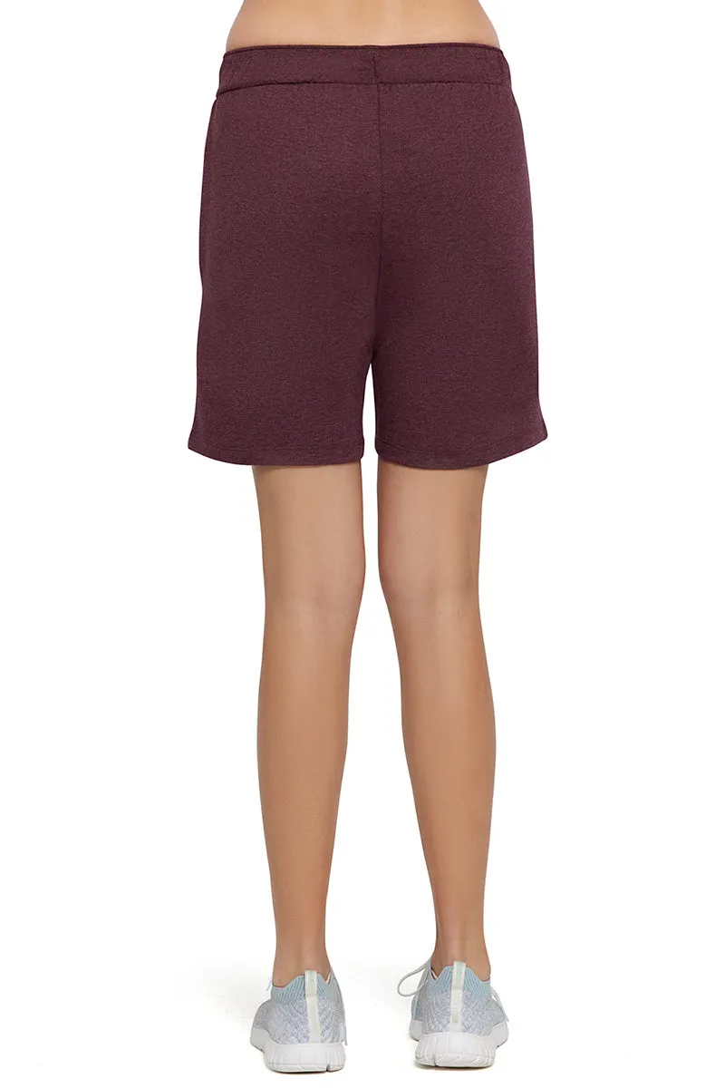 Essential Relaxed Shorts - Pomegranate Marl