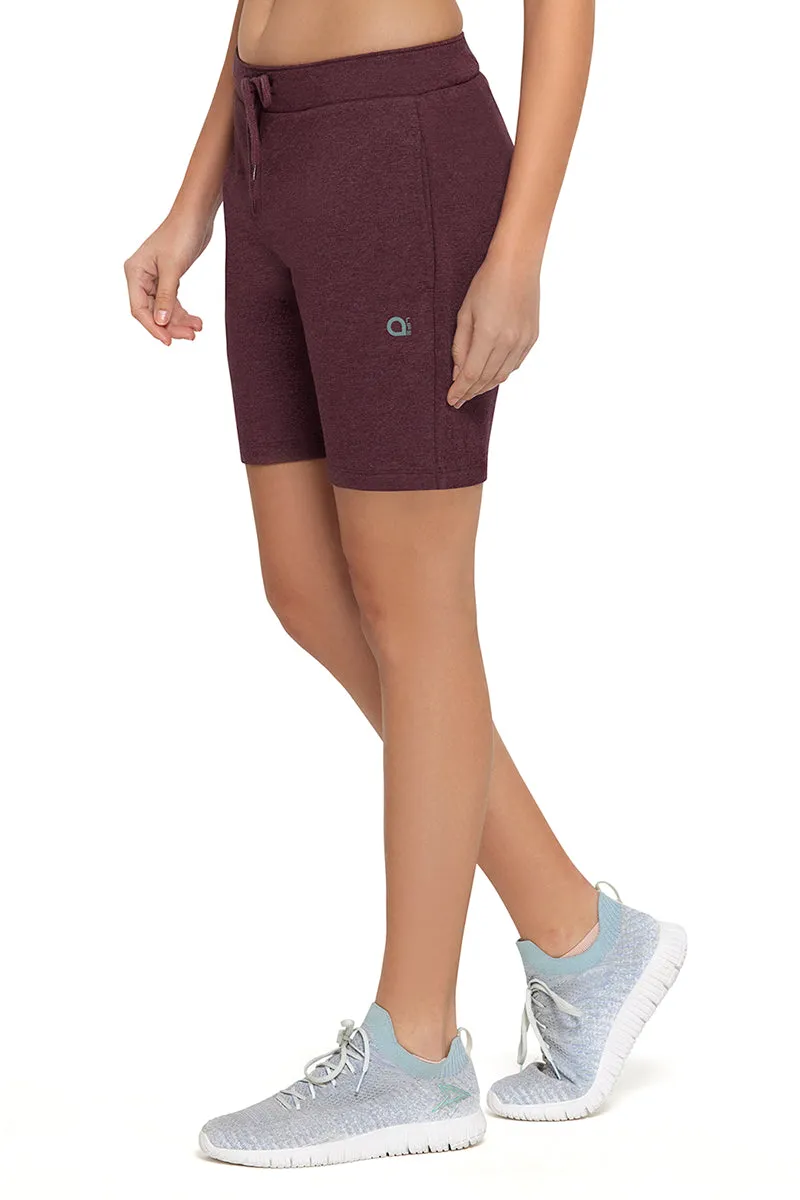 Essential Relaxed Shorts - Pomegranate Marl