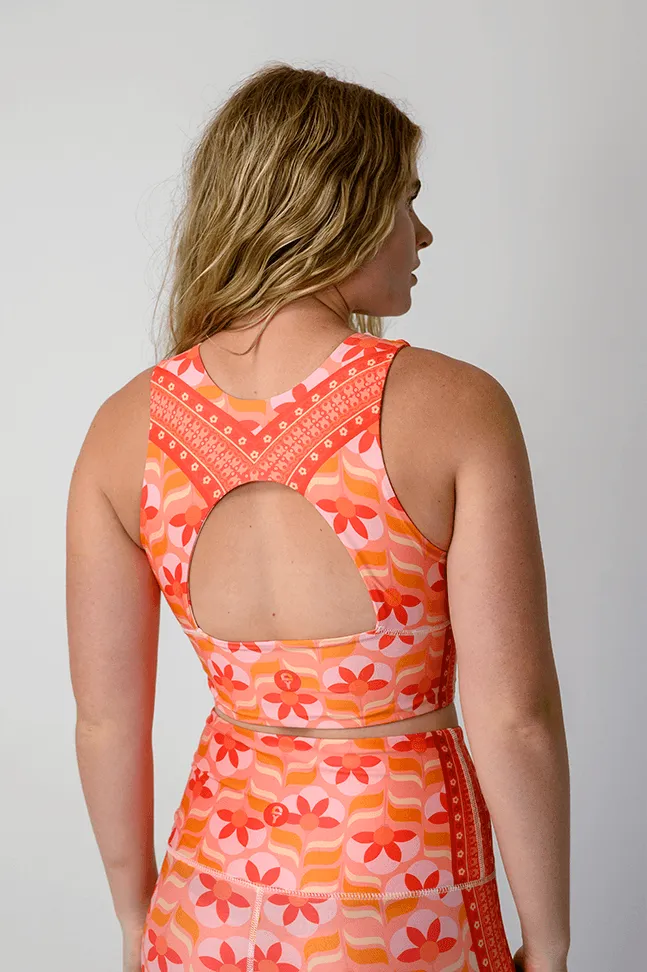 Free Range Sports Bra - Peach Out