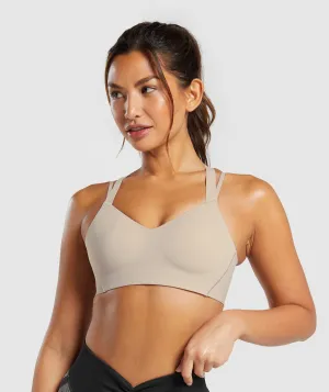 Gymshark Apex Limit Sports Bra - Stone Pink