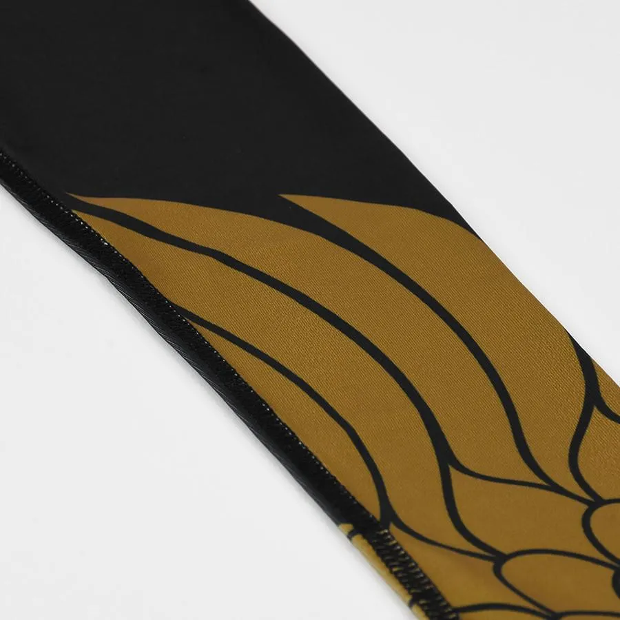 Icarus Black and Gold Kids compression tights / leggings