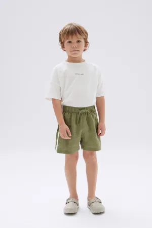 Kids Linen Racer Short