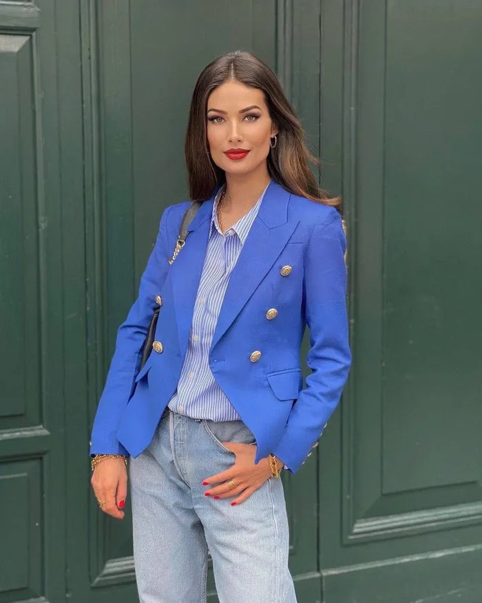 'Leosoxs' Blue Blazer