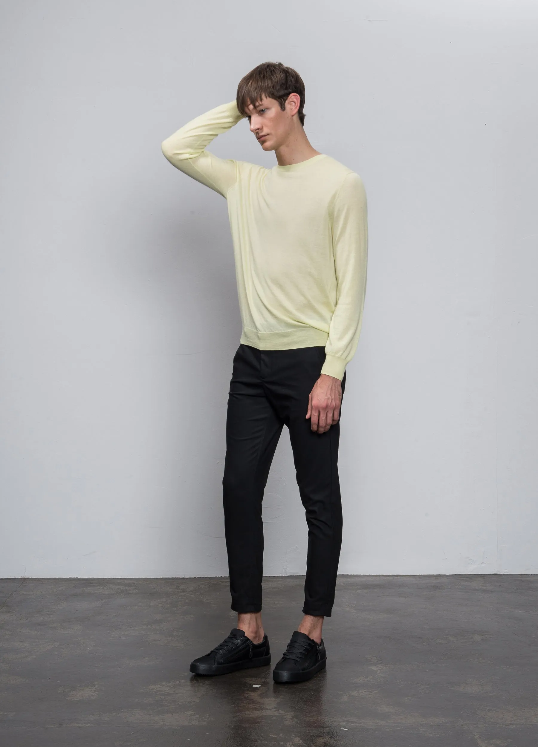 Men Lightweight Crew Neck_Key Lime