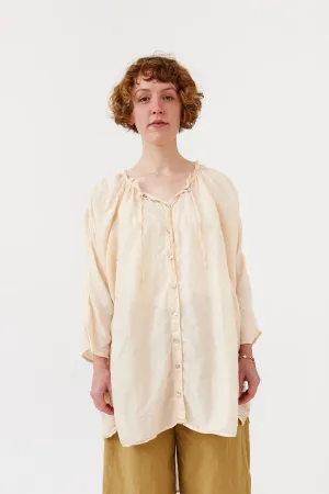 Metta - Willow Gathered Collar Tunic - Silk