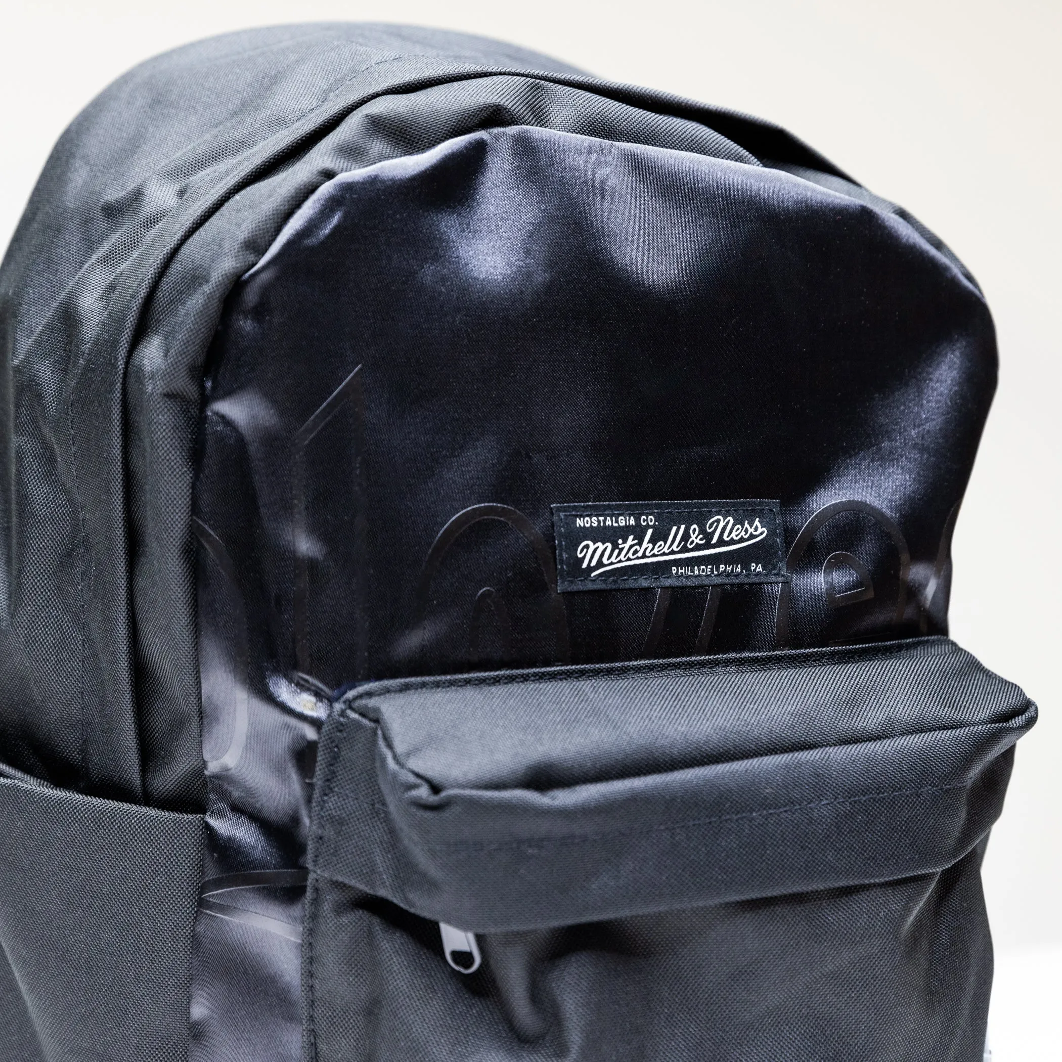 Mitchell & Ness Retro Tonal Black Backpack