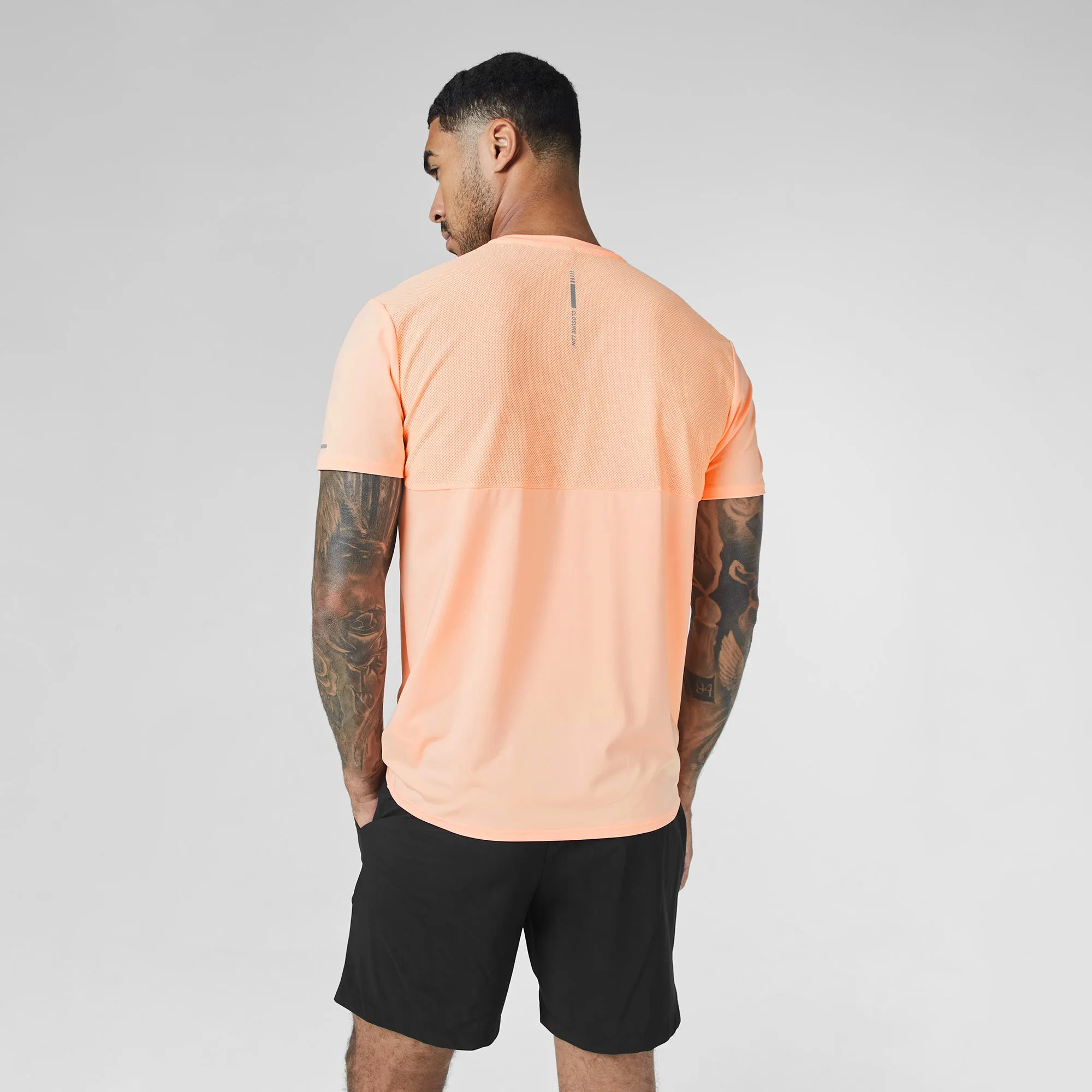 Performance T-Shirt | Fluorescent Peach