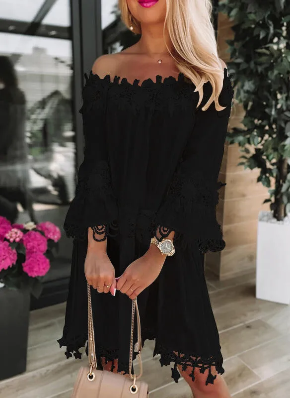 Pretty Graceful Slouchy Classy Tube Off-shoulder Dresses