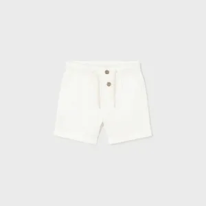 Relaxed Linen Shorts - White