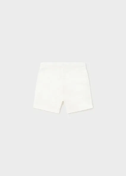 Relaxed Linen Shorts - White