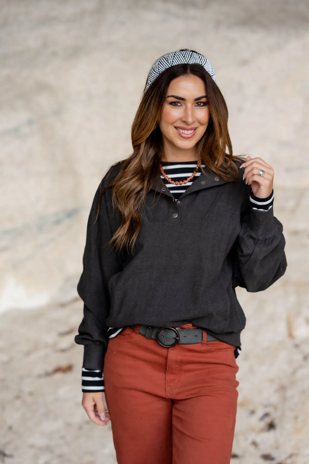 Relaxed Sleeve Pullover