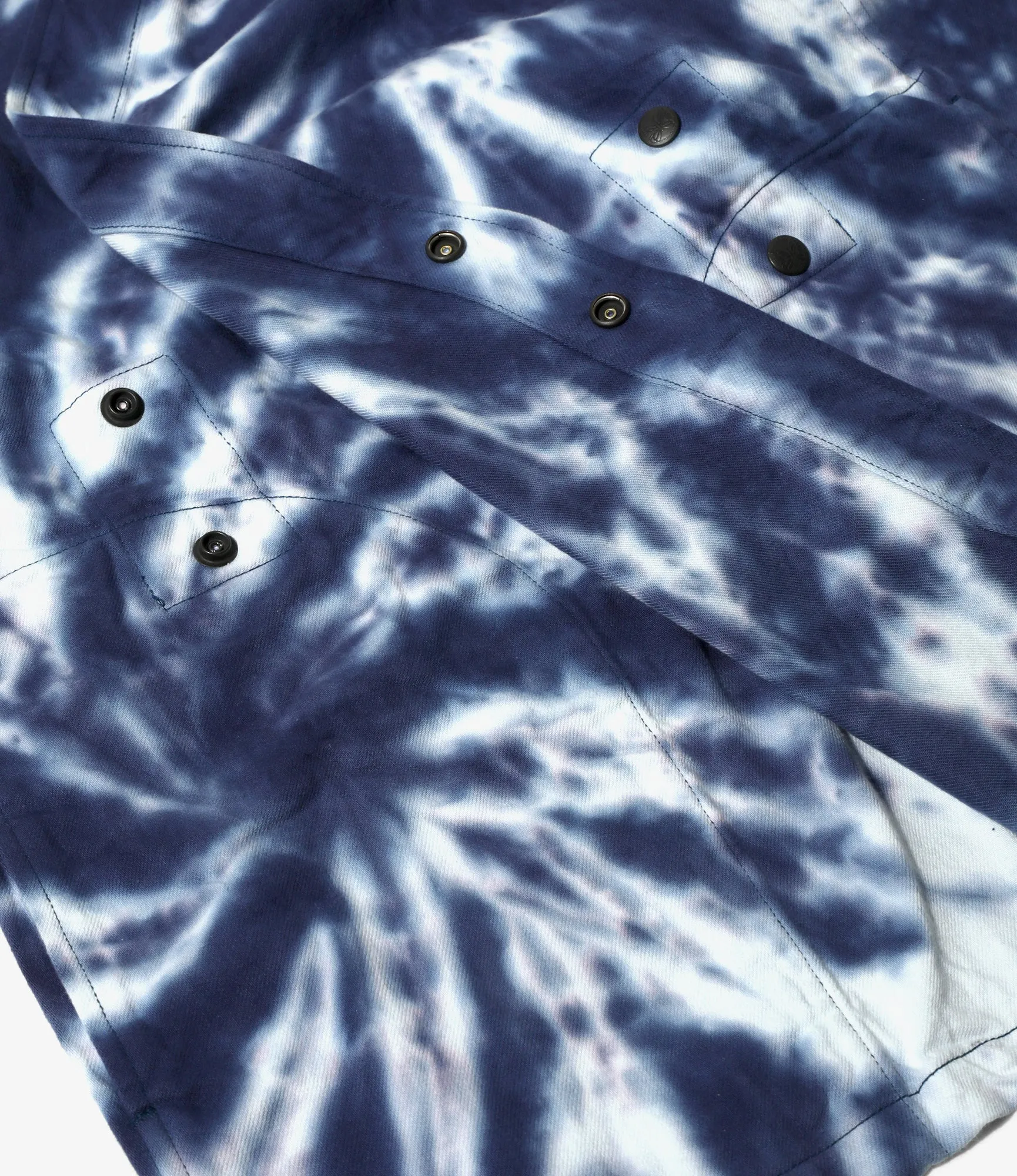 Samue Jacket – 8oz Denim / Tie Dye – Navy