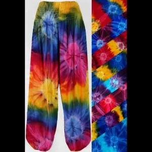 Star-Burst Tie-Dye Lounge Pants