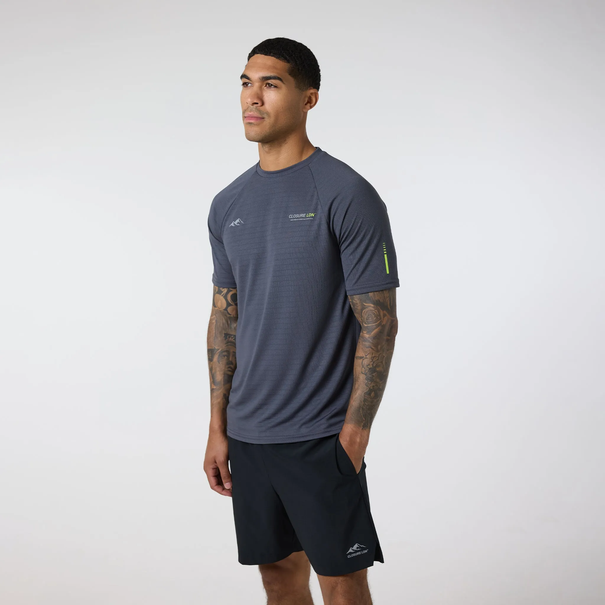 Tech Performance T-Shirt I Charcoal