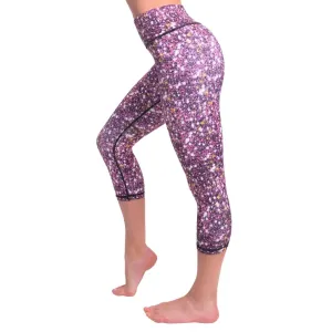 Women's Compression Capris - Galaxy Red